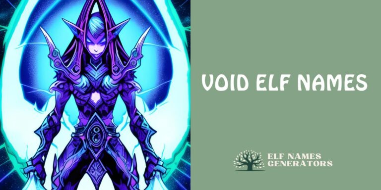 Void Elf Names Generator